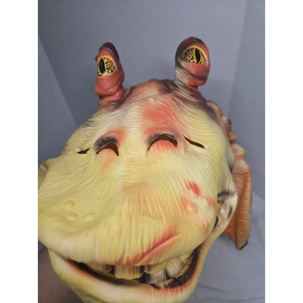 Lucasfilms Ltd Star Wars Jar Jar Binks Costume Mask Rubber PVC Episode 1 - VTG